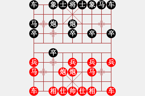 象棋棋譜圖片：江蘇陸崢嶸先勝深圳林川博 - 步數(shù)：10 