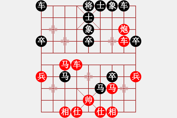 象棋棋譜圖片：劈菜頭(8段)-負-下山王(6段) - 步數：40 