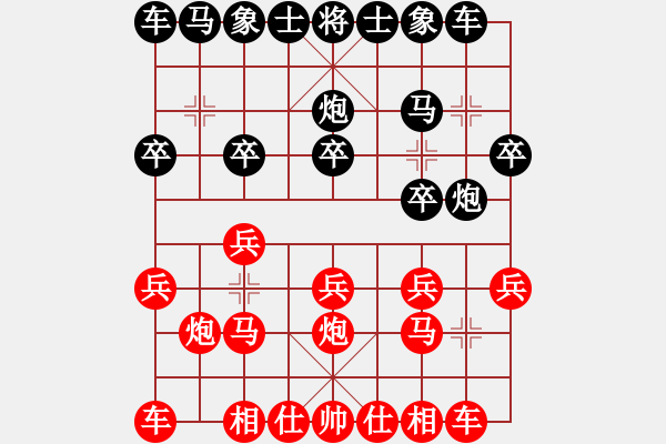 象棋棋譜圖片：百思不得棋解[575644877] -VS- 小皮皮[2449928222] - 步數(shù)：10 