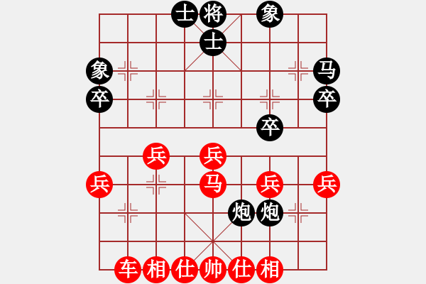 象棋棋譜圖片：150815 第4輪 第11臺 鐘仕匡 勝 張星發(fā) - 步數(shù)：30 