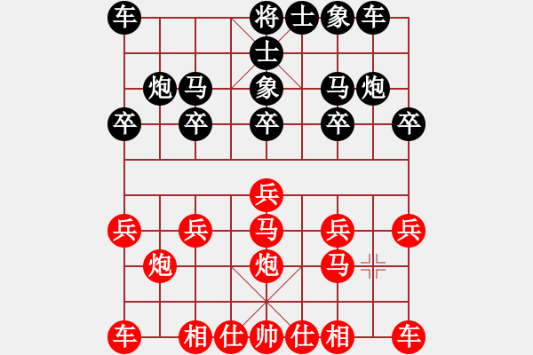 象棋棋譜圖片：《學(xué)習(xí)大師后手》屏風(fēng)馬左炮巡河右炮打馬破當(dāng)頭炮套炮盤頭馬（紅平炮攔貼身車） - 步數(shù)：10 