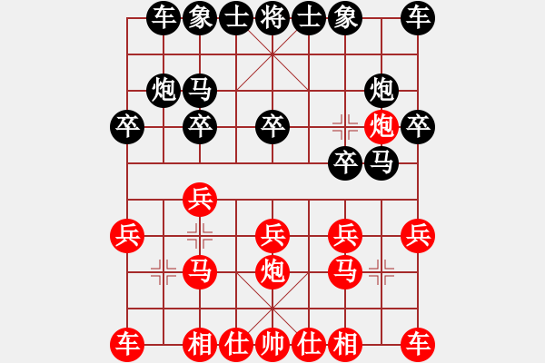 象棋棋譜圖片：粵東神勇(8段)-和-weeerr(9段) - 步數(shù)：10 