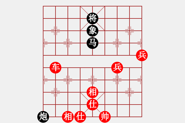 象棋棋譜圖片：五六炮進七兵對反宮馬（旋風勝巫師業(yè)余級） - 步數(shù)：100 