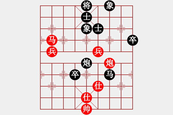 象棋棋譜圖片：羅賓遜(9級(jí))-和-無(wú)聊公子(4級(jí)) - 步數(shù)：100 