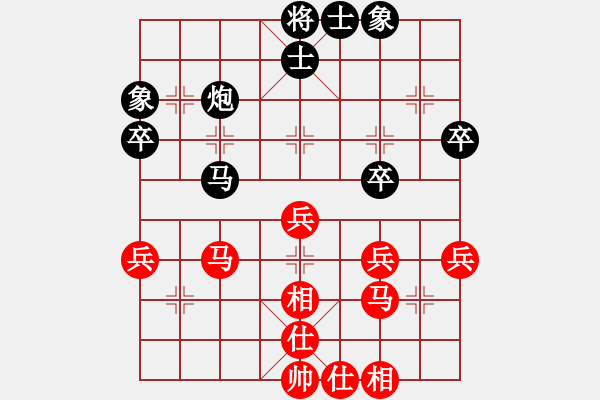 象棋棋譜圖片：林文限     先負(fù) 陸偉滔     - 步數(shù)：40 