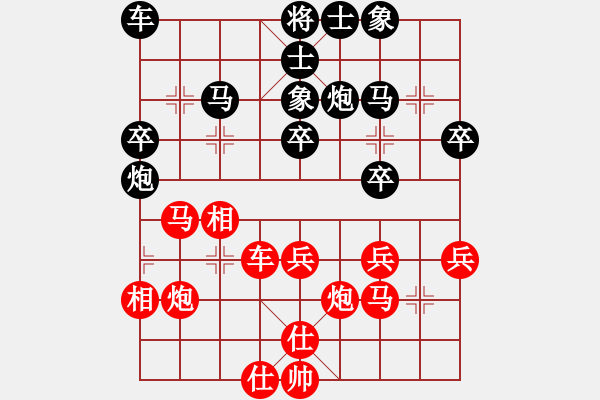 象棋棋譜圖片：珠珠[735724019] 負(fù) ◤∷安德貝勒∷◥[-] - 步數(shù)：30 