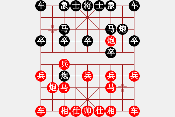 象棋棋譜圖片：騎白馬的青蛙[452406971] -VS- 可愛寶貝[763592118] - 步數(shù)：10 