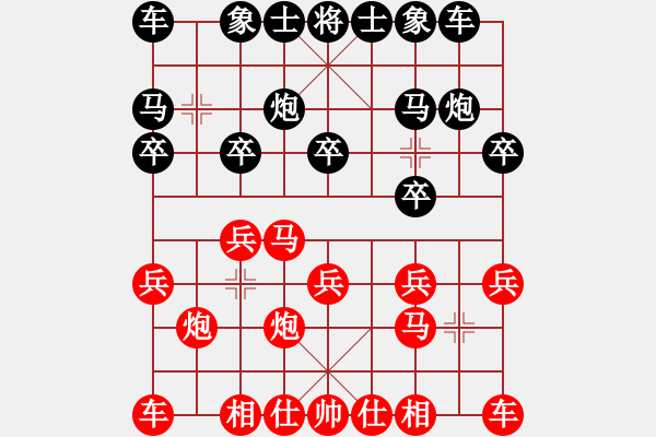 象棋棋譜圖片：第二輪 米脂何鵬先負(fù)延安艾利軍 - 步數(shù)：10 