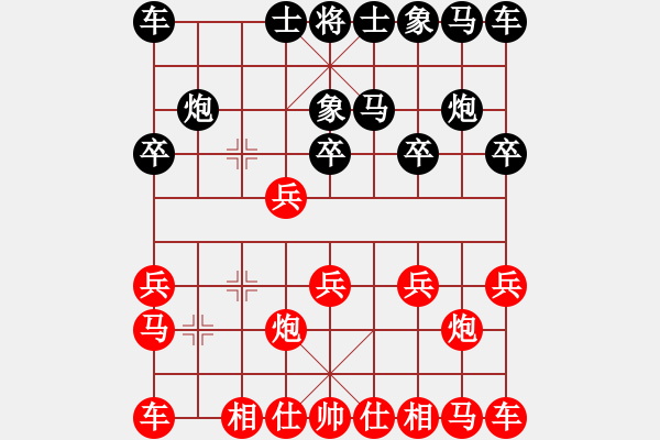 象棋棋譜圖片：電腦分析 棄兵局 - 步數(shù)：9 