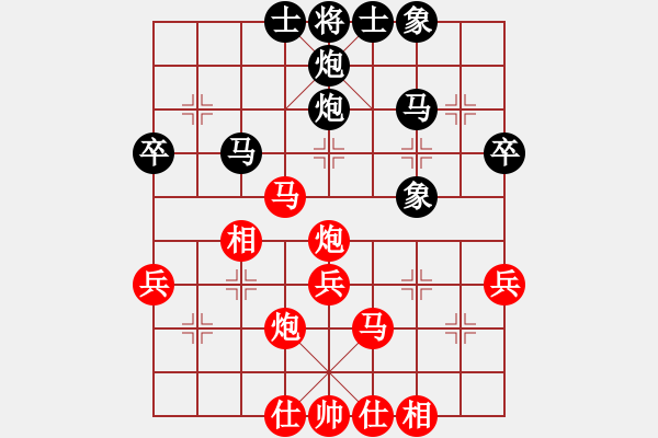 象棋棋譜圖片：jtgdyf(1段)-勝-死亡左輪(6段) - 步數(shù)：40 