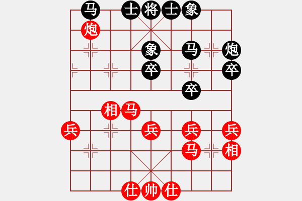 象棋棋譜圖片：津市棋王(9星)-負(fù)-白鷺立雪(5星) - 步數(shù)：40 