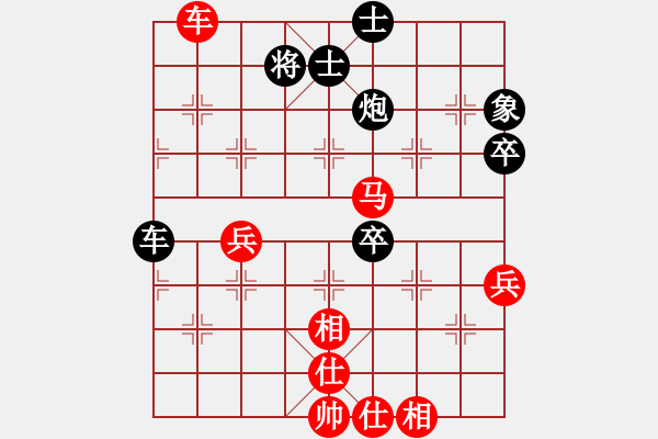 象棋棋譜圖片：葬心紅負(fù)不哭死神步天〖仙人指路對(duì)卒底炮〗 - 步數(shù)：60 