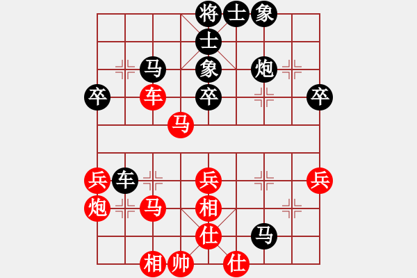 象棋棋譜圖片：2017鳳崗科鑫盟杯公開賽楊志勇勝許志松4 - 步數(shù)：40 