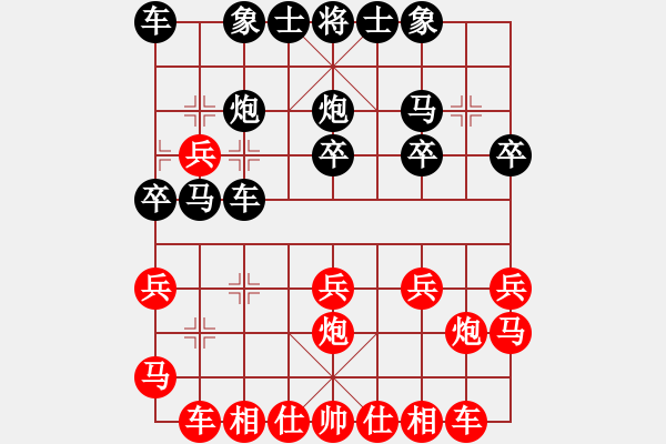 象棋棋谱图片：刘宗泽(神1-1) 先负 wgp - 步数：20 