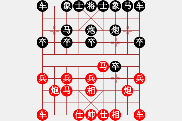 象棋棋譜圖片：2212[2061303338] -VS- 大齡單身[1012001787] - 步數(shù)：10 