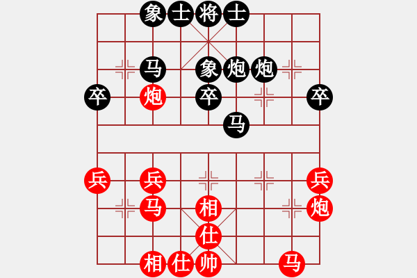 象棋棋譜圖片：孤舟一笠(2段)-負(fù)-訥河棋大圣(1段) - 步數(shù)：30 