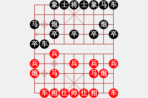 象棋棋譜圖片：越南象棋協(xié)會(huì) 黃海平 勝 新加坡象棋總會(huì) 陳茗芳 - 步數(shù)：10 