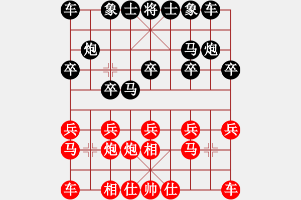 象棋棋譜圖片：2024.1.14.1縱橫四海后勝過宮炮 - 步數(shù)：10 