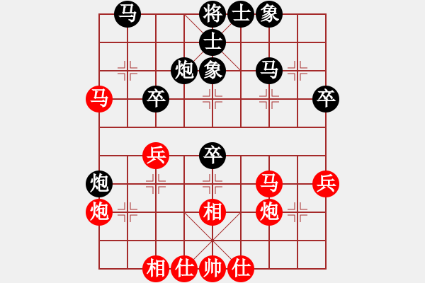 象棋棋譜圖片：初級棋手(風(fēng)魔)-負-石溪水銀川(9星) - 步數(shù)：40 