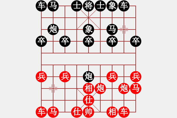 象棋棋譜圖片：6528局 A01-上仕局-旋風(fēng)引擎24層 紅先勝 旋九專雙核-菜鳥(niǎo) - 步數(shù)：10 