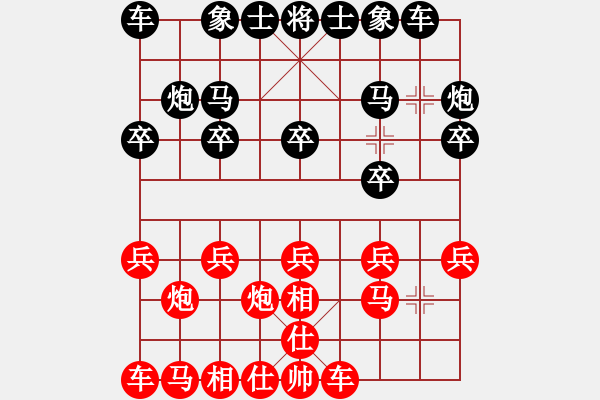 象棋棋譜圖片：●樂在棋中[444508051] -VS- 燕子[1272717890] - 步數(shù)：10 