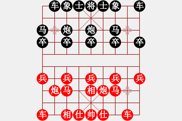 象棋棋譜圖片：2020年7月26日象棋群英中心喻崇泉先勝楊露.pgn - 步數(shù)：10 