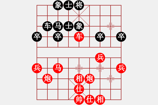 象棋棋譜圖片：順炮 急過河車 5 - 步數(shù)：43 