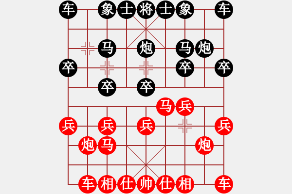 象棋棋譜圖片：[13級]劉建華 先負 [13級]浩軒爺 - 步數(shù)：10 