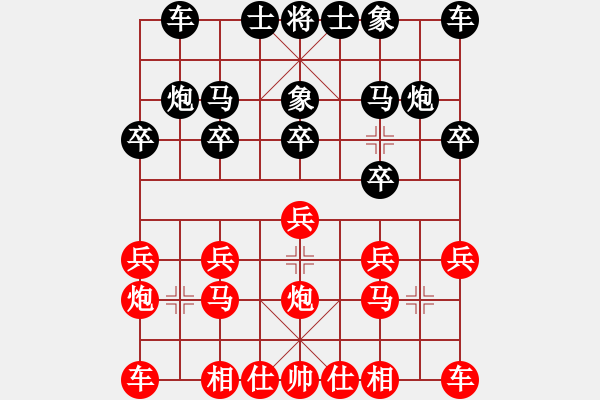 象棋棋譜圖片：空間穿越者[738871570] -VS- bbboy002 - 步數(shù)：10 