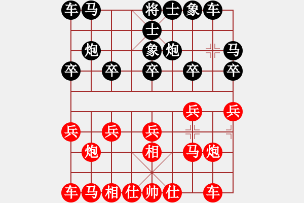 象棋棋譜圖片：朝天一棍(2段)-和-營(yíng)口大面包(3段) - 步數(shù)：10 