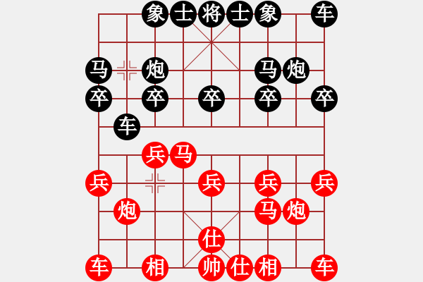 象棋棋譜圖片：二6 天津張偉先勝臺北楊宗諭 - 步數(shù)：10 