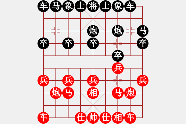 象棋棋譜圖片：我們會(huì)好好的（初級(jí)村冠）先負(fù)惟楚有材（初級(jí)鎮(zhèn)冠）20240413 47回合.pgn - 步數(shù)：10 