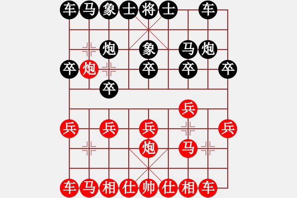 象棋棋譜圖片：高華 先和 彭德潤.pgn - 步數(shù)：10 