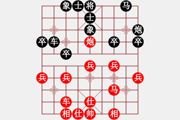 象棋棋譜圖片：大連玩童(8星)-負(fù)-鴛鴦刀(9星) - 步數(shù)：30 