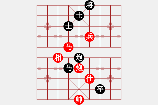 象棋棋譜圖片：雨夜奔雷(8級)-和-精靈王(1段) - 步數(shù)：200 