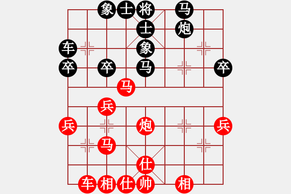 象棋棋譜圖片：獨(dú)孤只求一敗 勝 qqq - 步數(shù)：40 