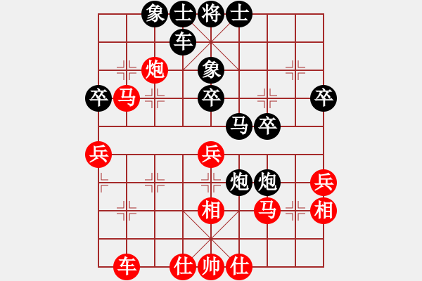 象棋棋譜圖片：晉陽(yáng)-葛建民【先負(fù)】寧波-戚文卿(2015-6-22大師網(wǎng)高級(jí)棋室) - 步數(shù)：40 