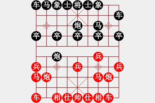 象棋棋譜圖片：無頭棋士(3星)-負-來蘇棋客(3星) - 步數(shù)：10 