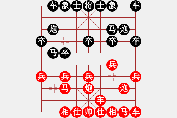 象棋棋譜圖片：7 - 步數(shù)：10 