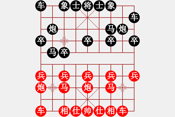 象棋棋譜圖片：yuyinjiang(9星)-和-超級(jí)黨曉陽(yáng)(9星) - 步數(shù)：10 