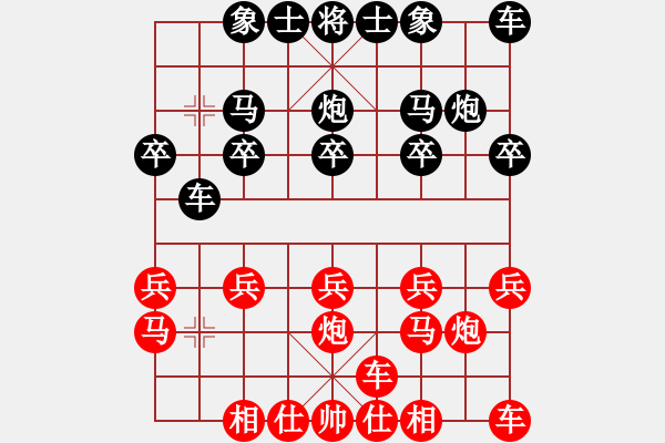 象棋棋譜圖片：推演棋盤[一]車一平七 - 步數(shù)：10 