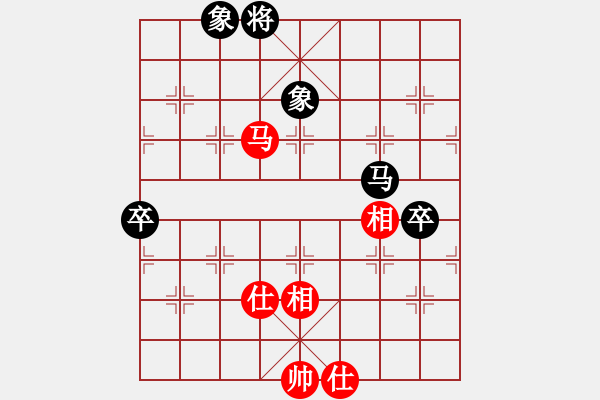 象棋棋谱图片：胡荣华 -红先和- (向晴 ) - 步数：100 