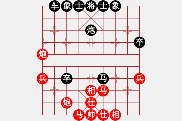 象棋棋譜圖片：寂寞男人想做[紅] -VS- 橫才俊儒[黑] - 步數(shù)：60 