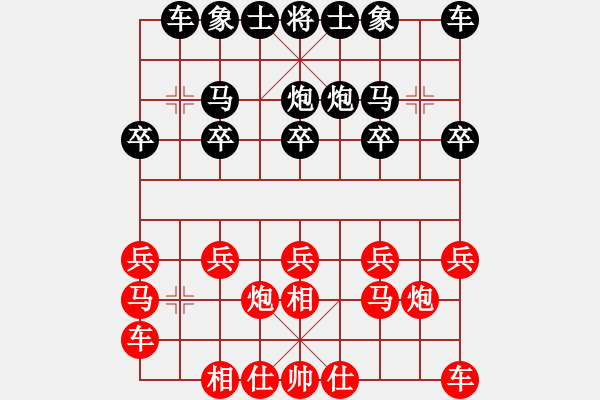 象棋棋譜圖片：撿漏得雙馬 - 步數(shù)：10 