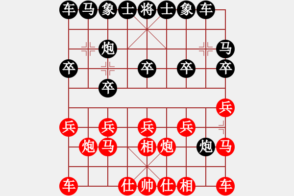 象棋棋譜圖片：紅勝_中國象棋-雷電模擬器_BUGCHESS_AVX2_169步_20231226233347684.xqf - 步數(shù)：10 