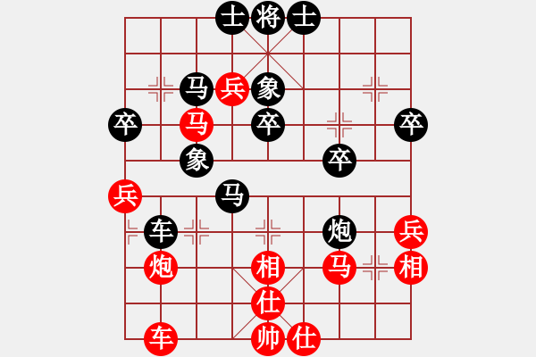 象棋棋譜圖片：醫(yī)用手術(shù)刀(4段)-負(fù)-幺弟(7段) - 步數(shù)：40 