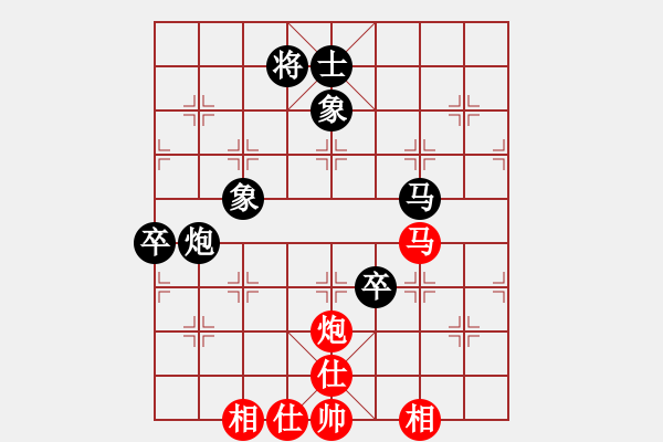 象棋棋谱图片：2020.8.3.3评测后胜白晋良 - 步数：100 