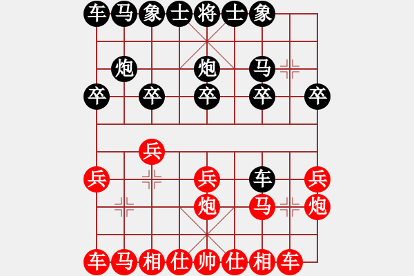 象棋棋譜圖片：智者為雄[紅] -VS- 橫才俊儒[黑] - 步數(shù)：10 