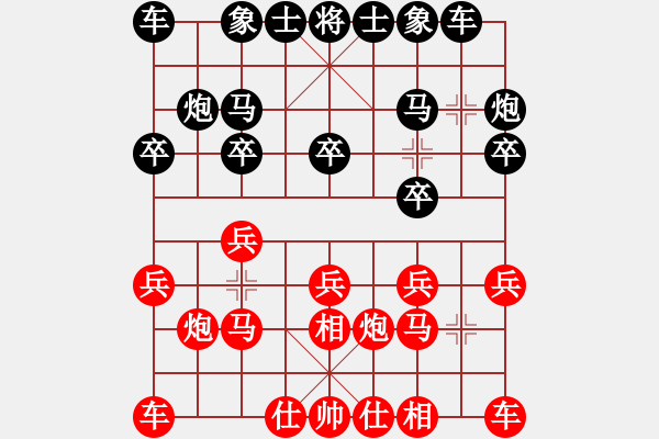 象棋棋谱图片：20190306 - 团体赛第3欧志强先负黎必信.pgn - 步数：10 