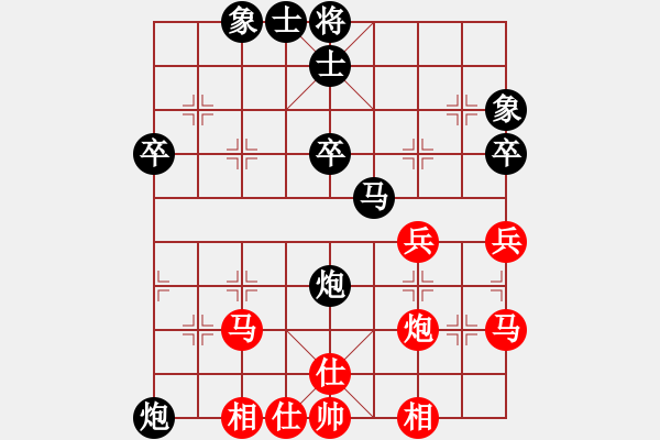 象棋棋譜圖片：分紅比例符合技術(shù)開 和 天涯咫尺 - 步數(shù)：50 